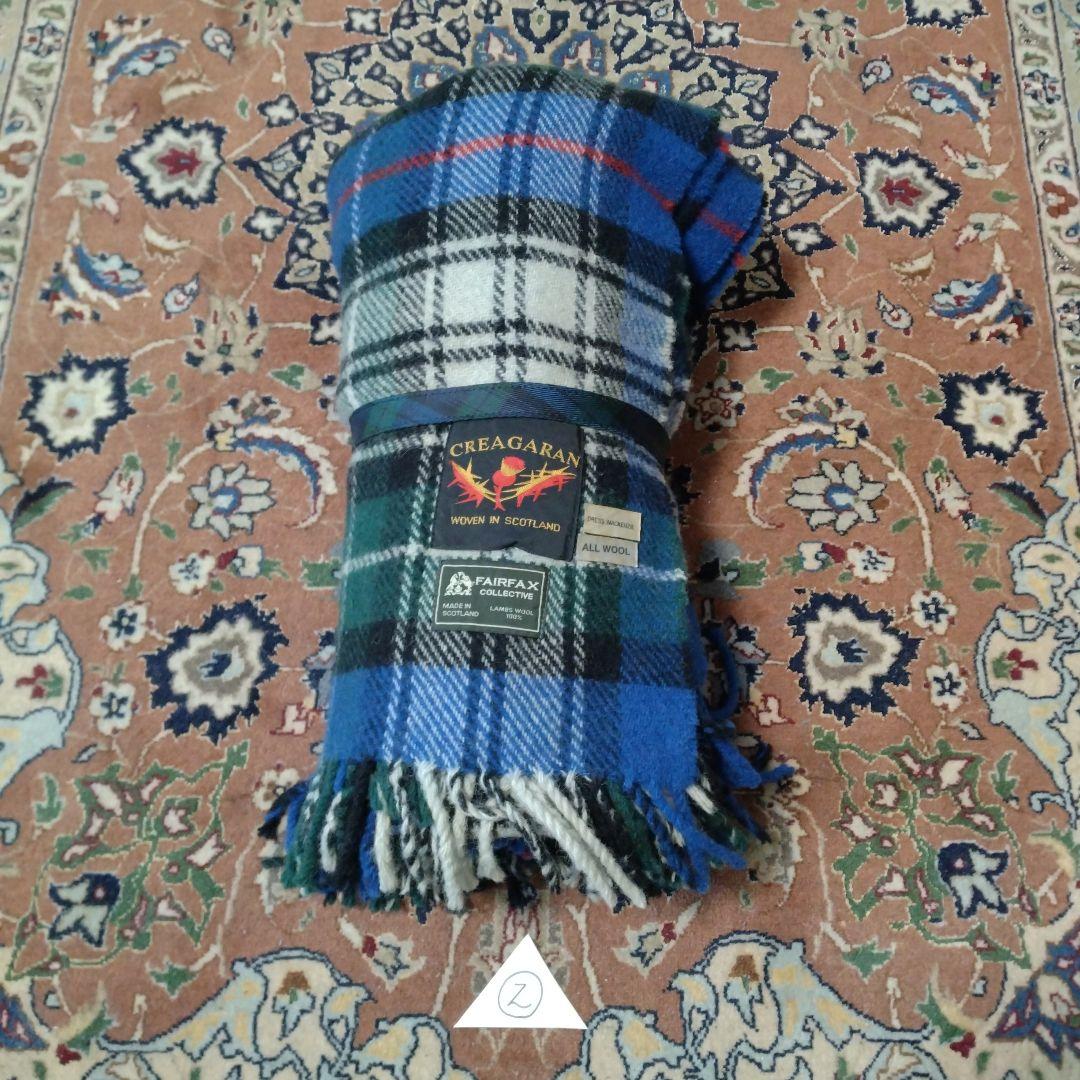 CREAGARAN（SCOTLAND製 ） ひざ掛け（大判）、逸品・レアもの ②