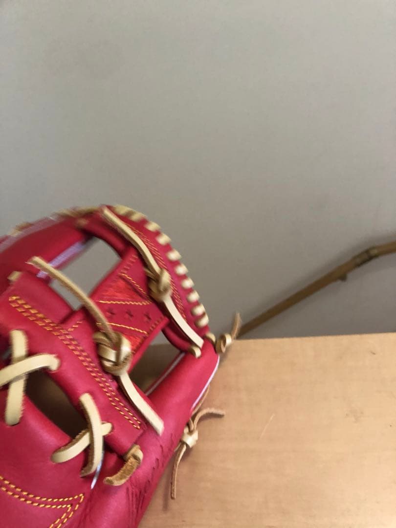 Rawlings 軟式グローブ レッド 内野手用グローブ