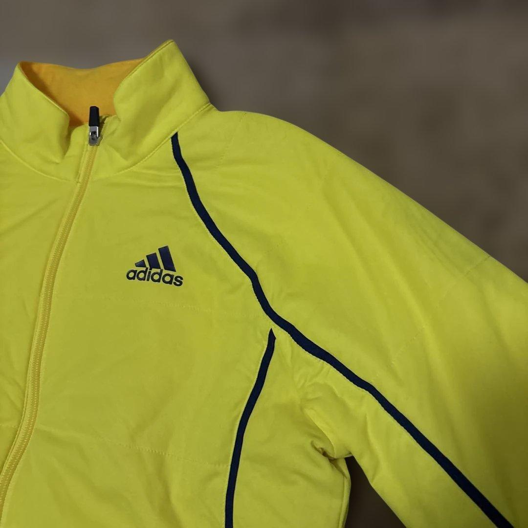 アディダスゴルフadidasgolfイエロー中綿ジャケットsサイズスポーツ