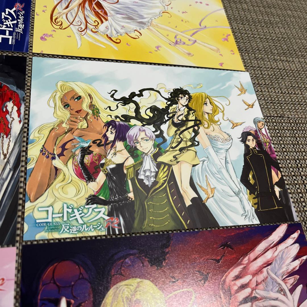 コードギアス　反逆のルルーシュ CLAMP イラストカード　8枚セット　レア
