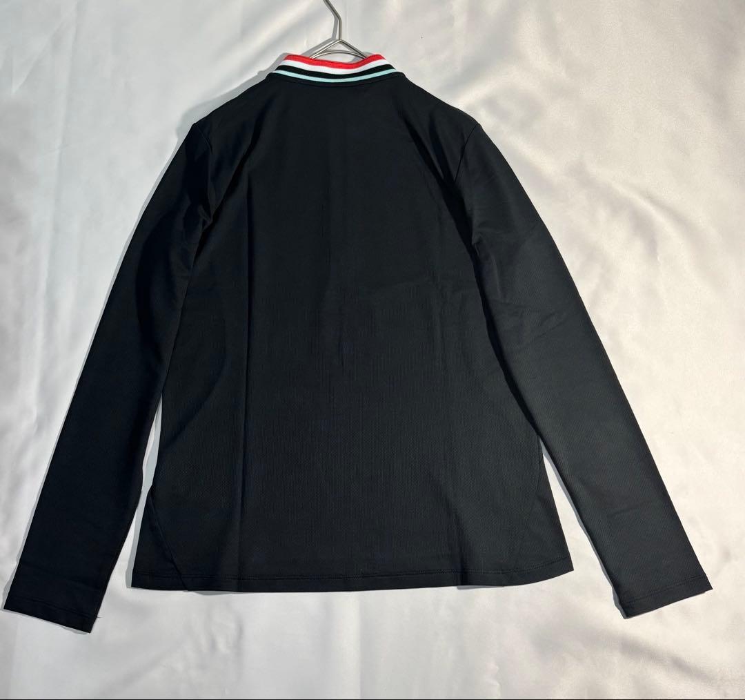 新品adidasゴルフ　薄手ハーフジップシャツ　サイドプリーツスカート　春夏