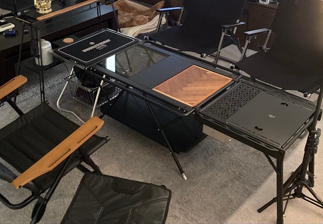 【極美品】ラーテルワークス ウッドパネルテーブル エクステンション ユニット