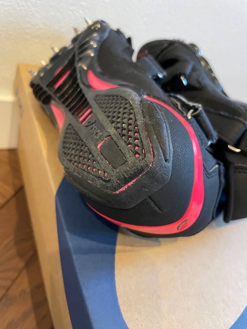 ASICS CYBERBLADE 16ブラック スパイクシューズ　24cm