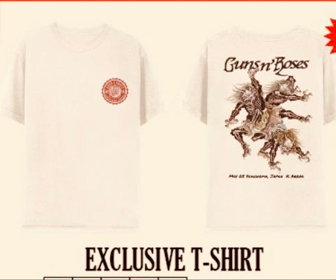 Guns N' Roses T-SHIRT Lサイズ　ガンズアンドローゼス