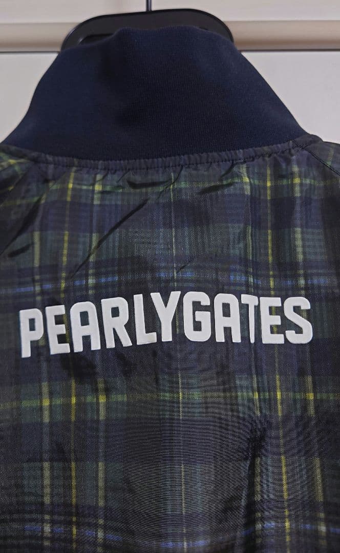PEARLY GATES チェック柄ブルゾン