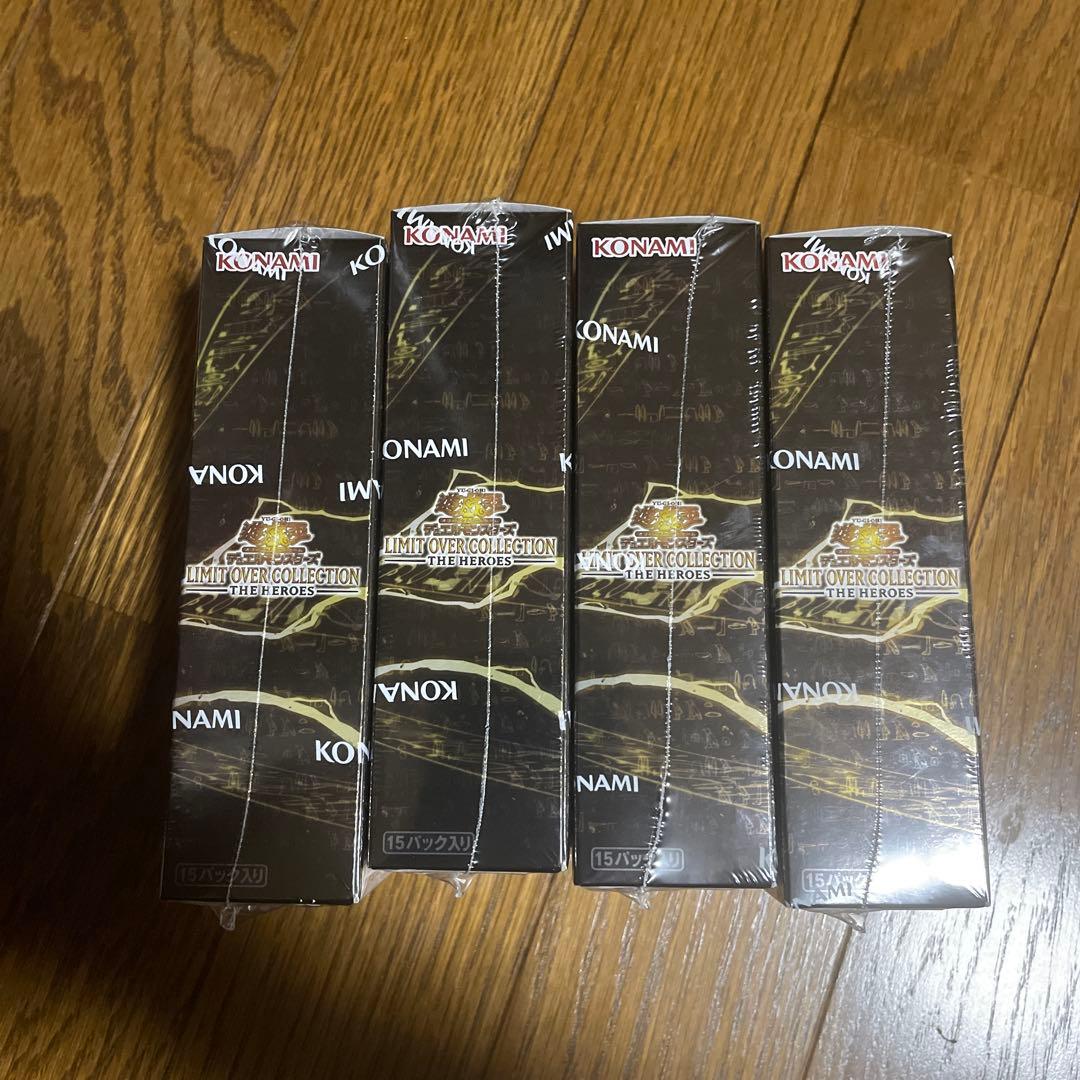 遊戯王OCG デュエルモンスターズ LIMIT OVER COLLECTION THE HEROES 4box