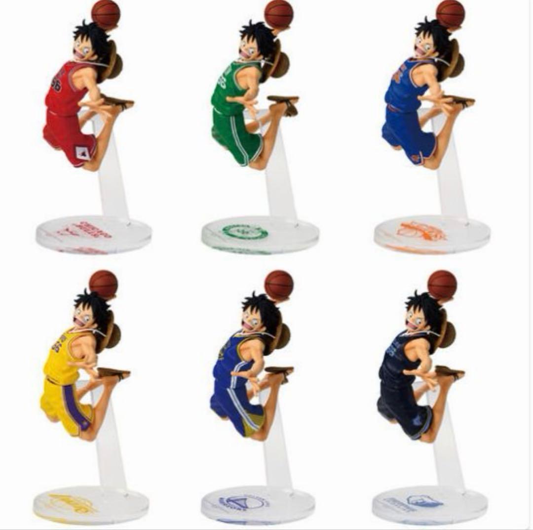 ワンピース × NBA ルフィ フィギュア 6種コンプセット