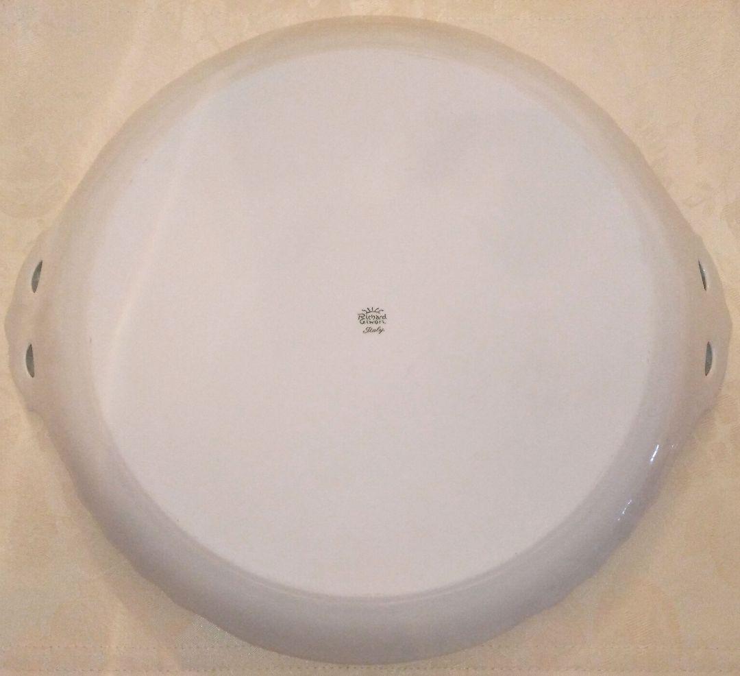 激安❗60%off❗未使用品✨Ginoliベッキオホワイト/ケーキトレイ31cm