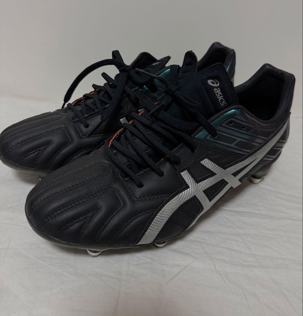 asics アシックス　ラグビー　スパイク　28cm ブラック×シルバー