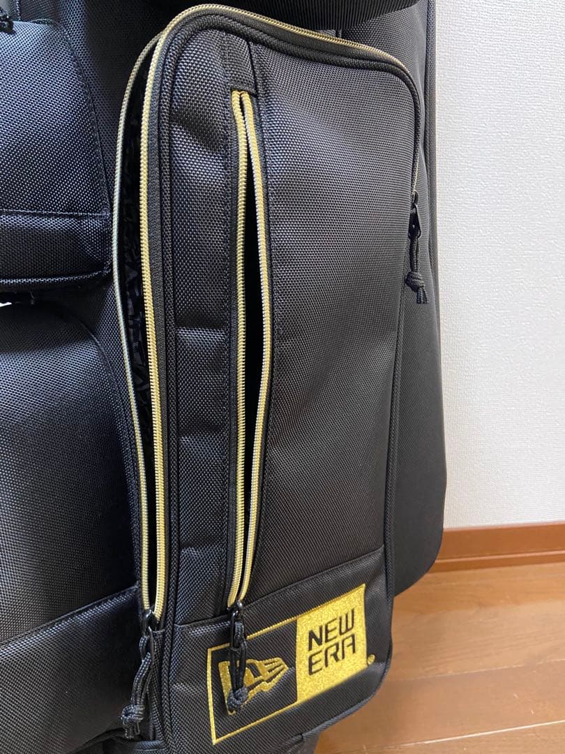 ★ ニューエラ NEW ERA キャディバッグ ブラック ゴールド