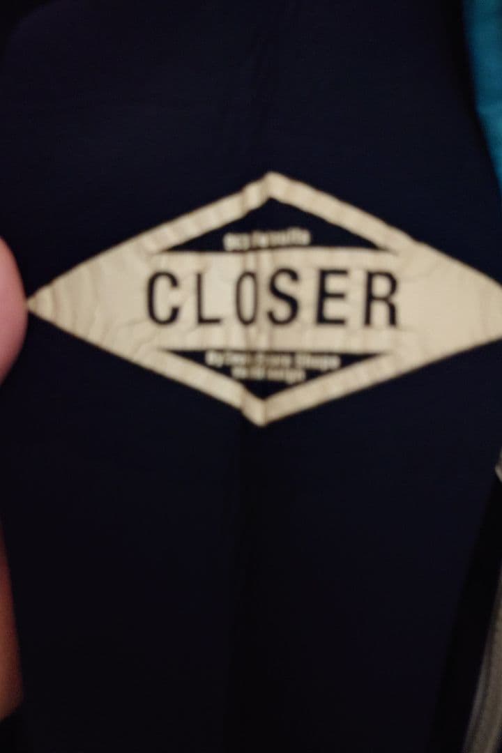 CLOSER フルスーツ 黒・青 雲模様