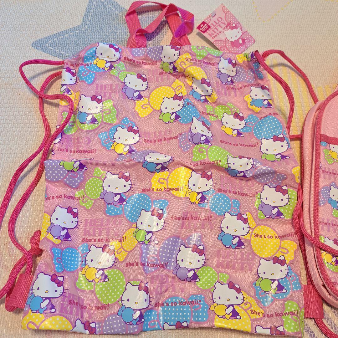 ハローキティ ナップサック　シューズケース　　トートバッグ　セット　SANRIO