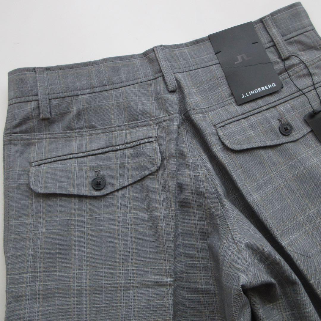 新品 J.LINDEBERG ジェイリンドバーグ チェック ハーフパンツ