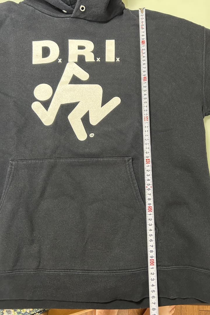 ハードコア・スラッシュ　バンド　DRI フーディー 黒