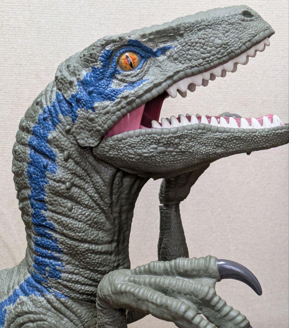 希少 ジュラシックワールド スーパービックブルー マテル社製 全長96cm