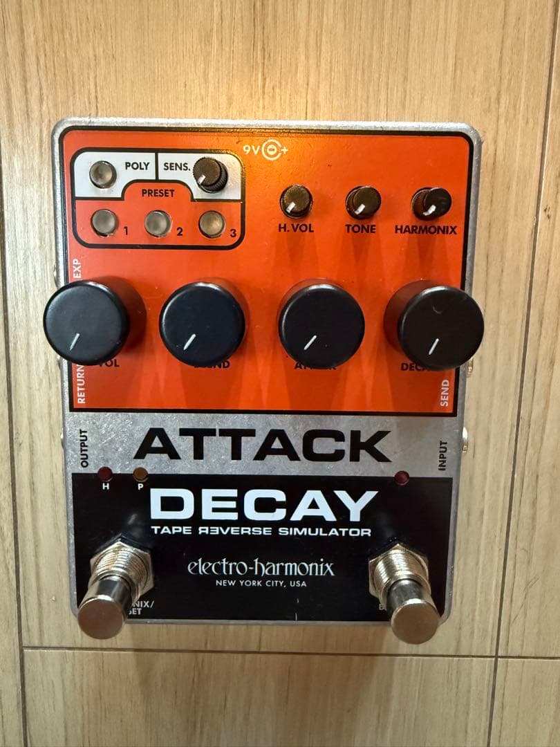 electro-harmonix ATTACK DECAY ファズ ディケイ