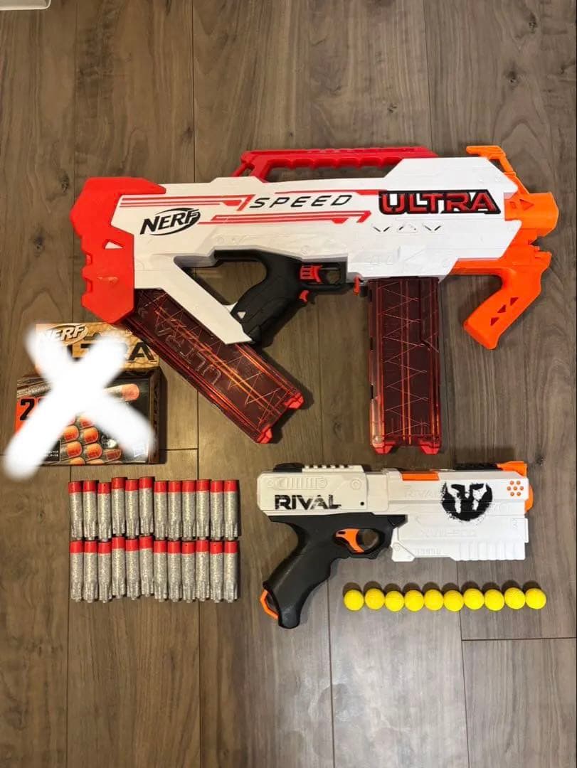 NERF ULTRA SPEED & RIVALセット　ダーツ付き