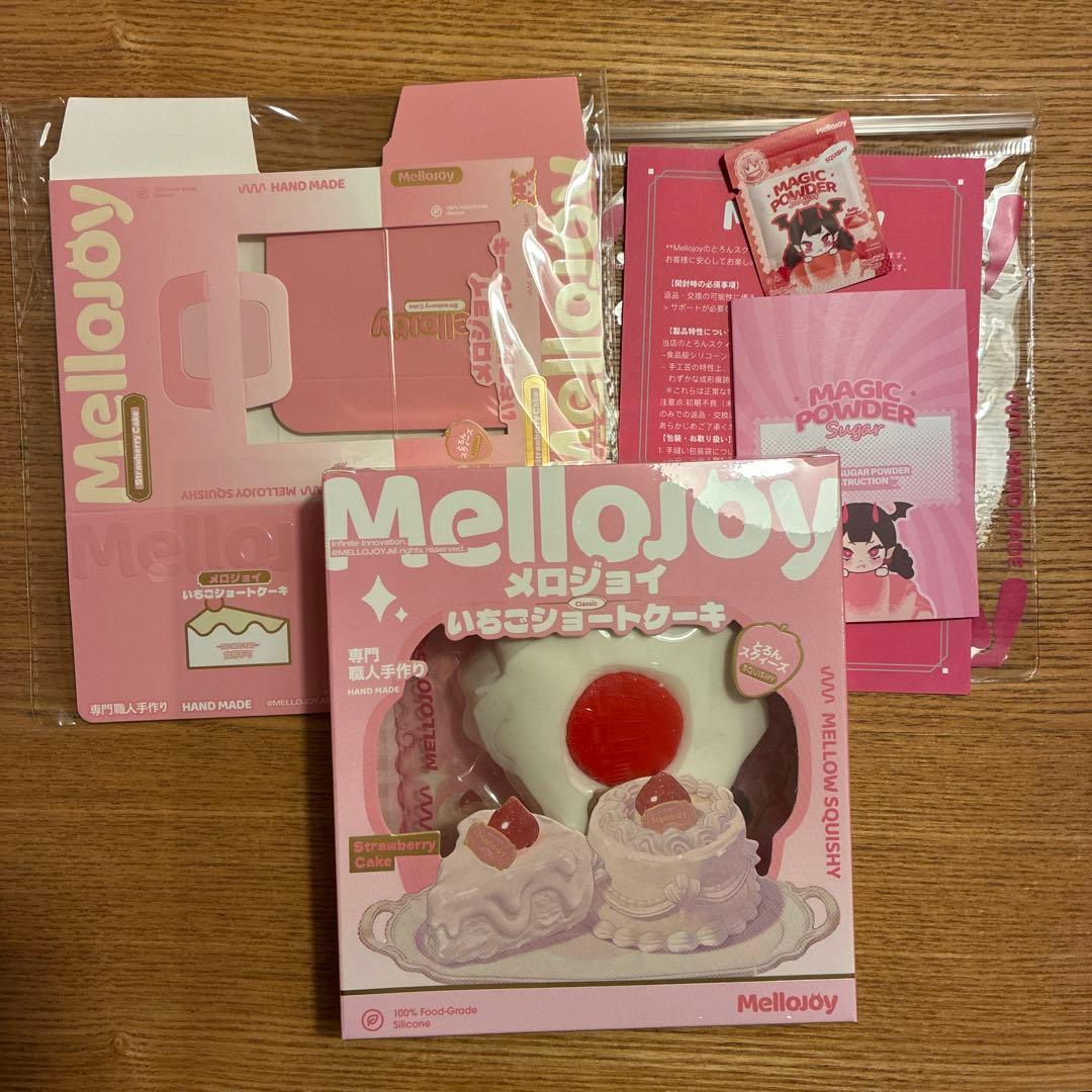 Mellojoy ショートケーキ ぱんぱんパンケーキ スクイーズ