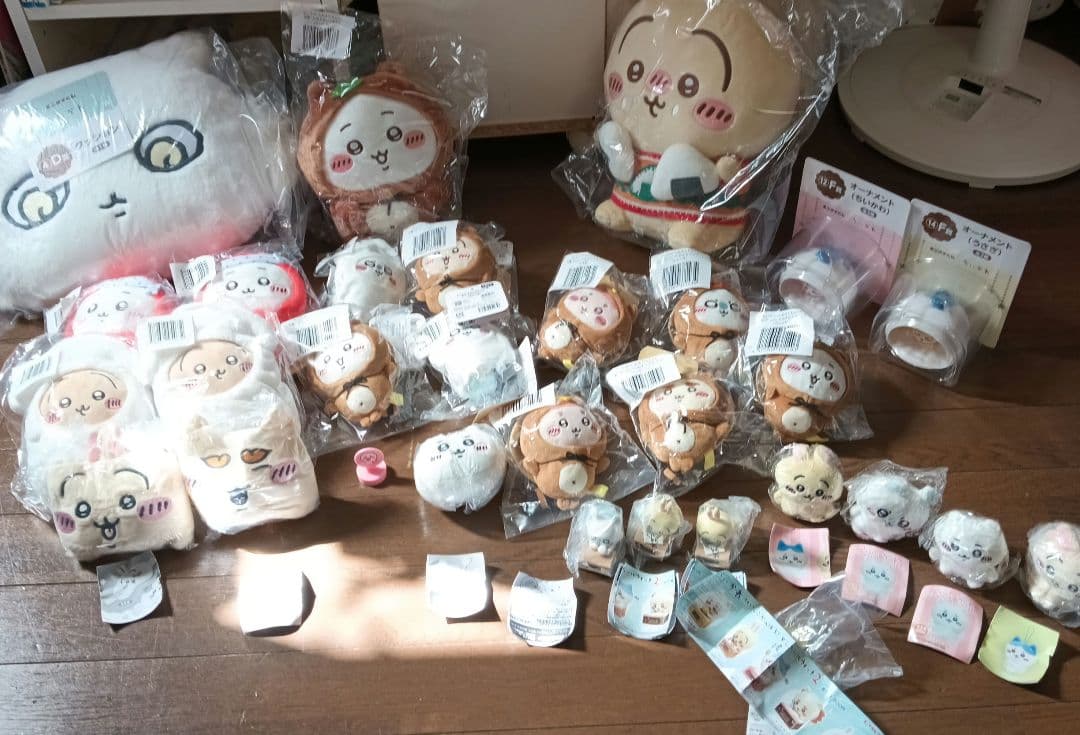 ちいかわ ぬいぐるみ・マスコット セット一番くじ、ガチャ