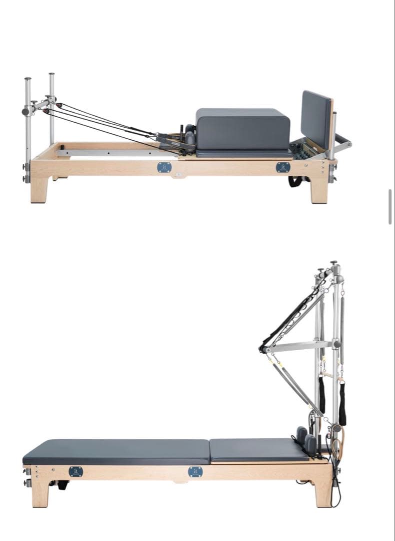 木製ピラティスリフォーマー（Pilates ) スタジオ用本格モデル