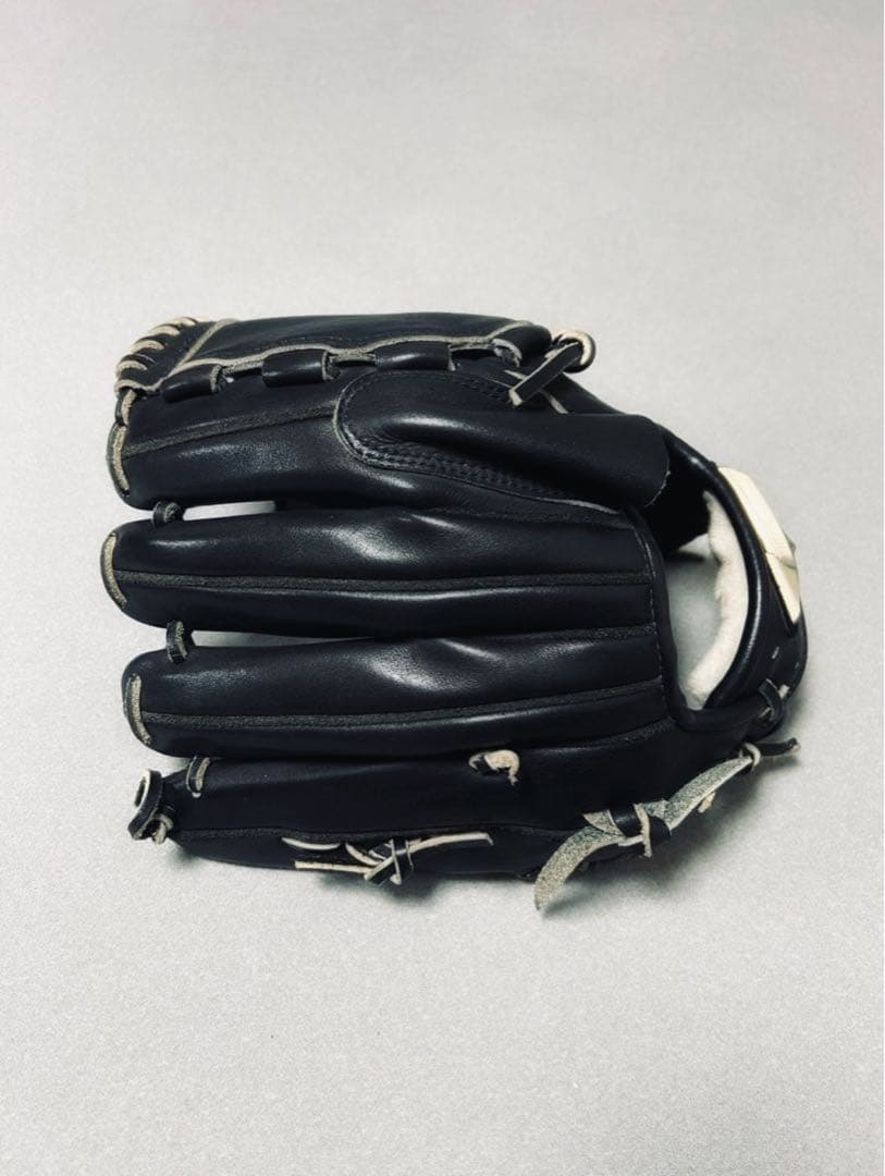 MIZUNO グローバルエリート 軟式グローブ ブラック (美品)グラブ袋付き