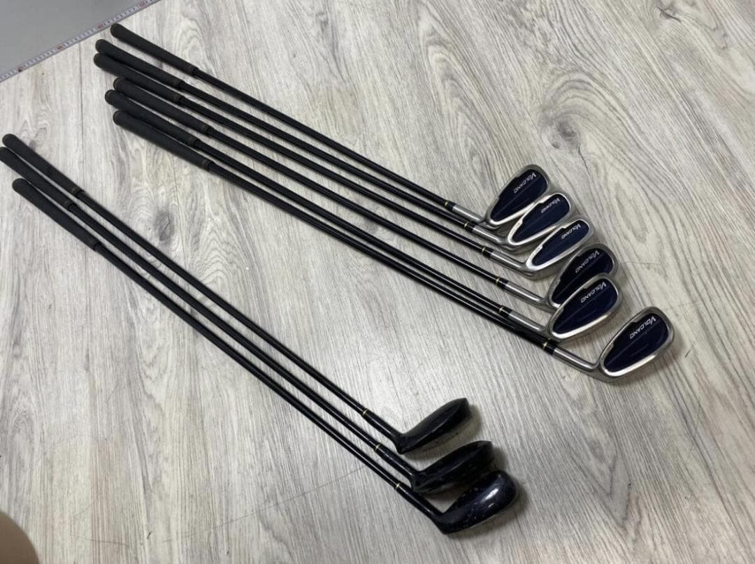 volcano flex r　ゴルフ　アイアンセット　9本　美品