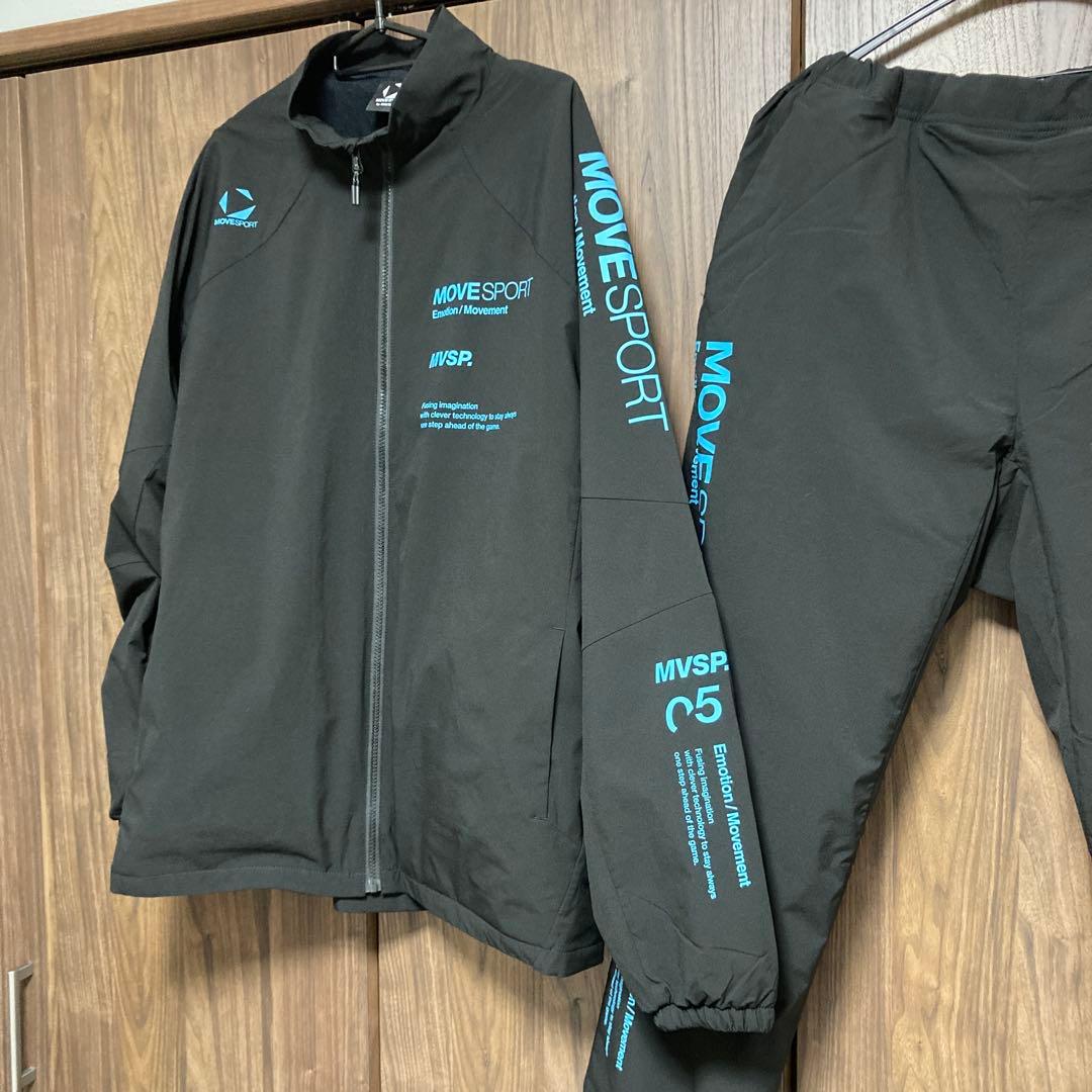 MOVE SPORT ジャージ上下セット ブラック4L