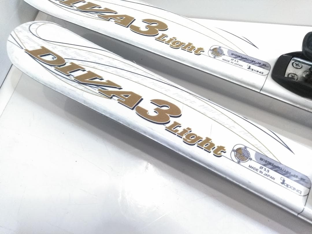 レディーススキー4点セット ハート ディーバ3 148cm ブーツ25cm ◇