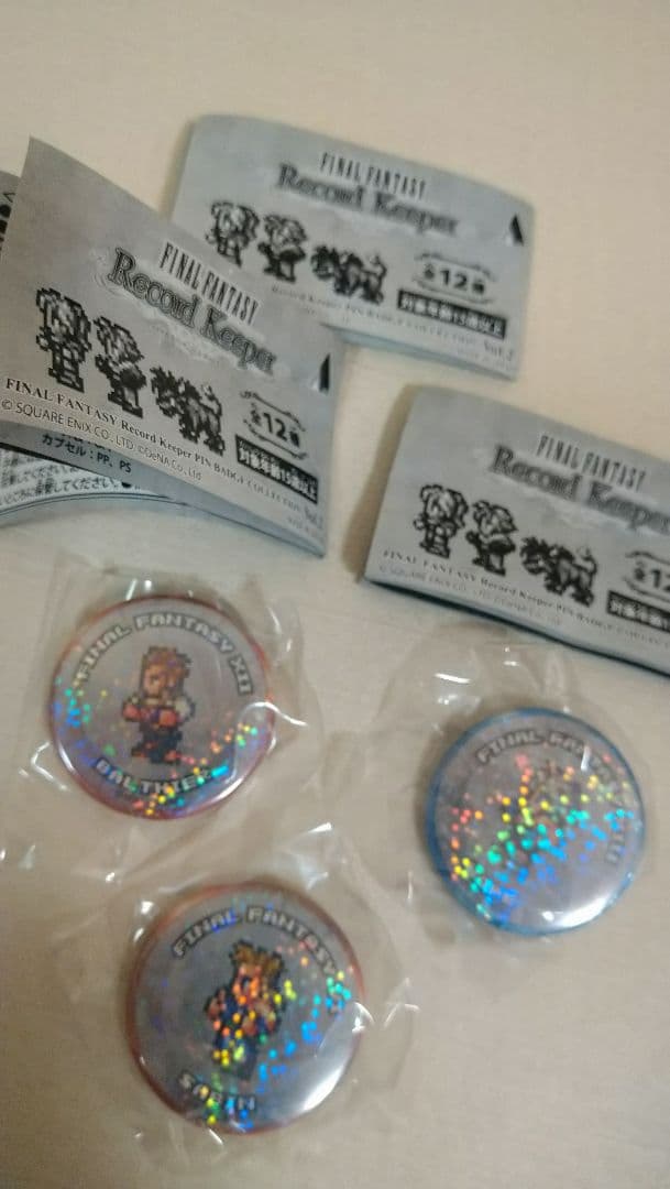 レコードキーパー　缶バッジ　ホロ　SABIN　　HOPE　BALTHIER