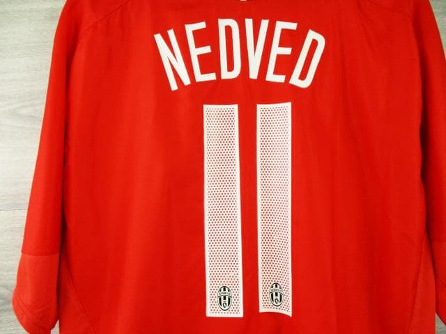 ０５ユベントス選手用＃１１ネドヴェド　JUVENTUS NEDVED 100周年