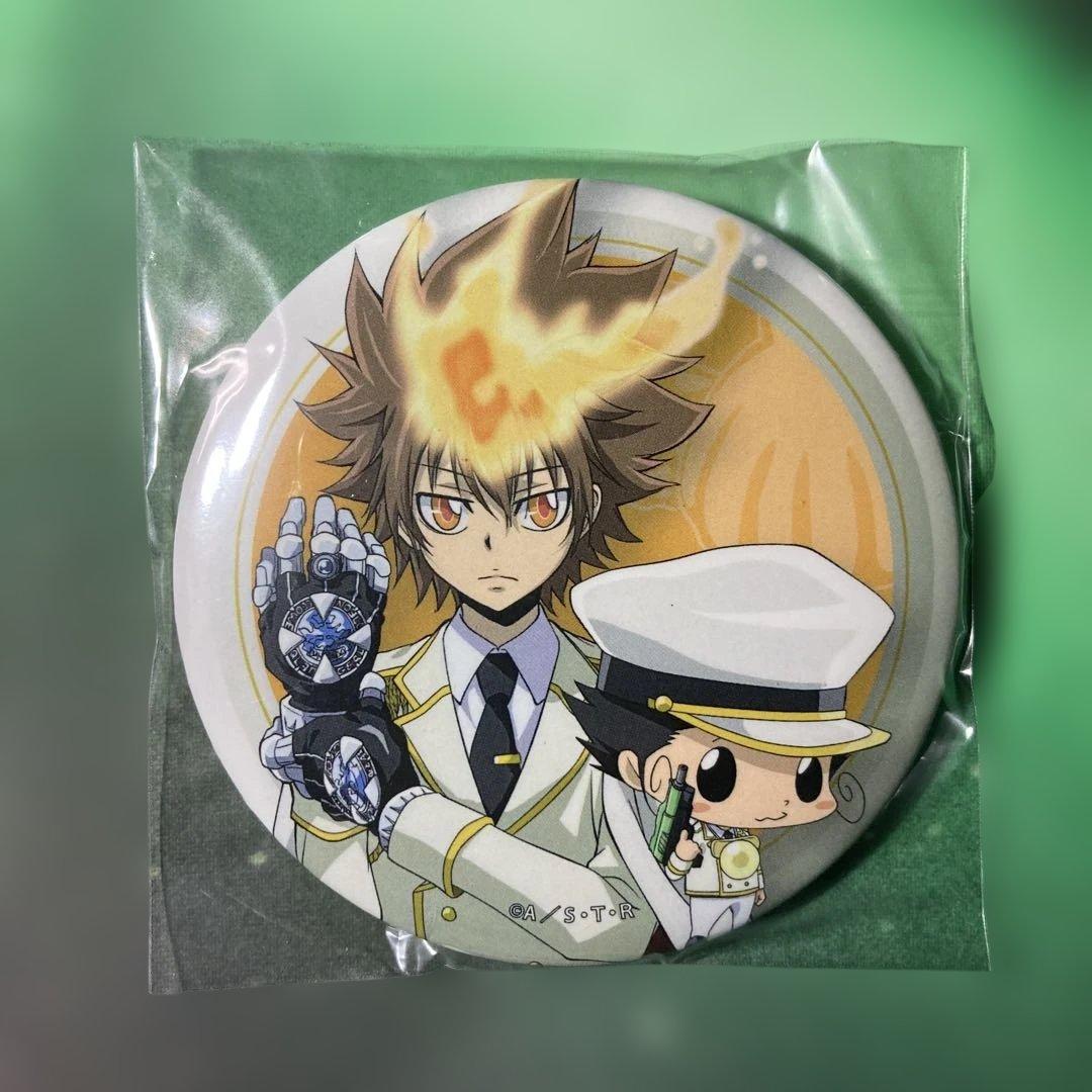 REBORN　ひこくじ オンライン　缶バ　沢田綱吉　2個セット