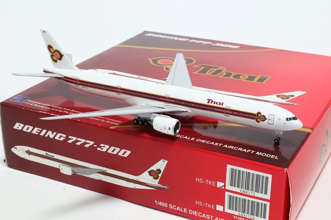 JC Wings 1/400 タイ国際航空 B777-300 HS-TKE