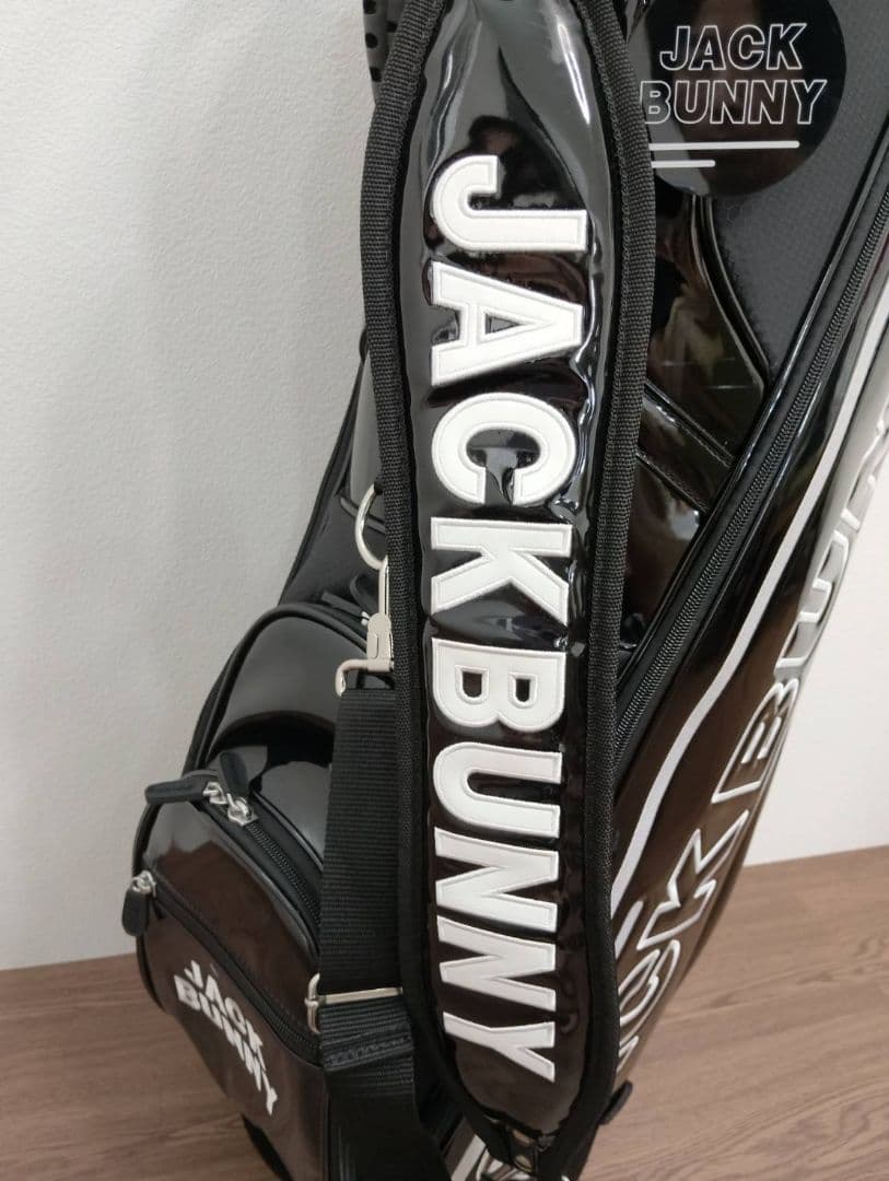 【希少品】ジャックバニー キャディバッグ 9.0型　エナメルシリーズ