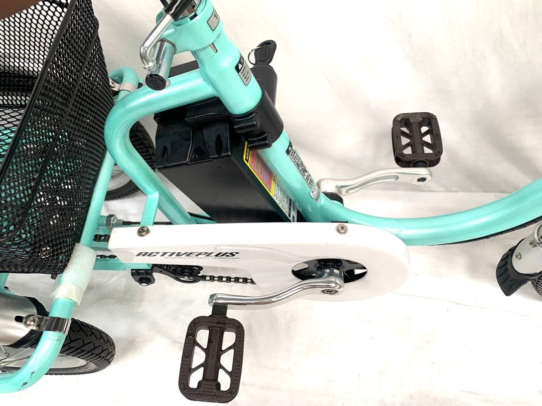 【即乘】送料無料 電動アシスト三輪自転車 5.8Ah 18-16インチ動作確認済