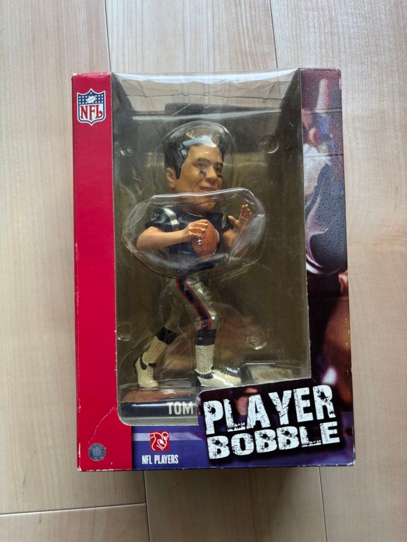 【超レア・美品】NFL ペイトリオッツ　トムブレイディ　ボブルヘッド人形