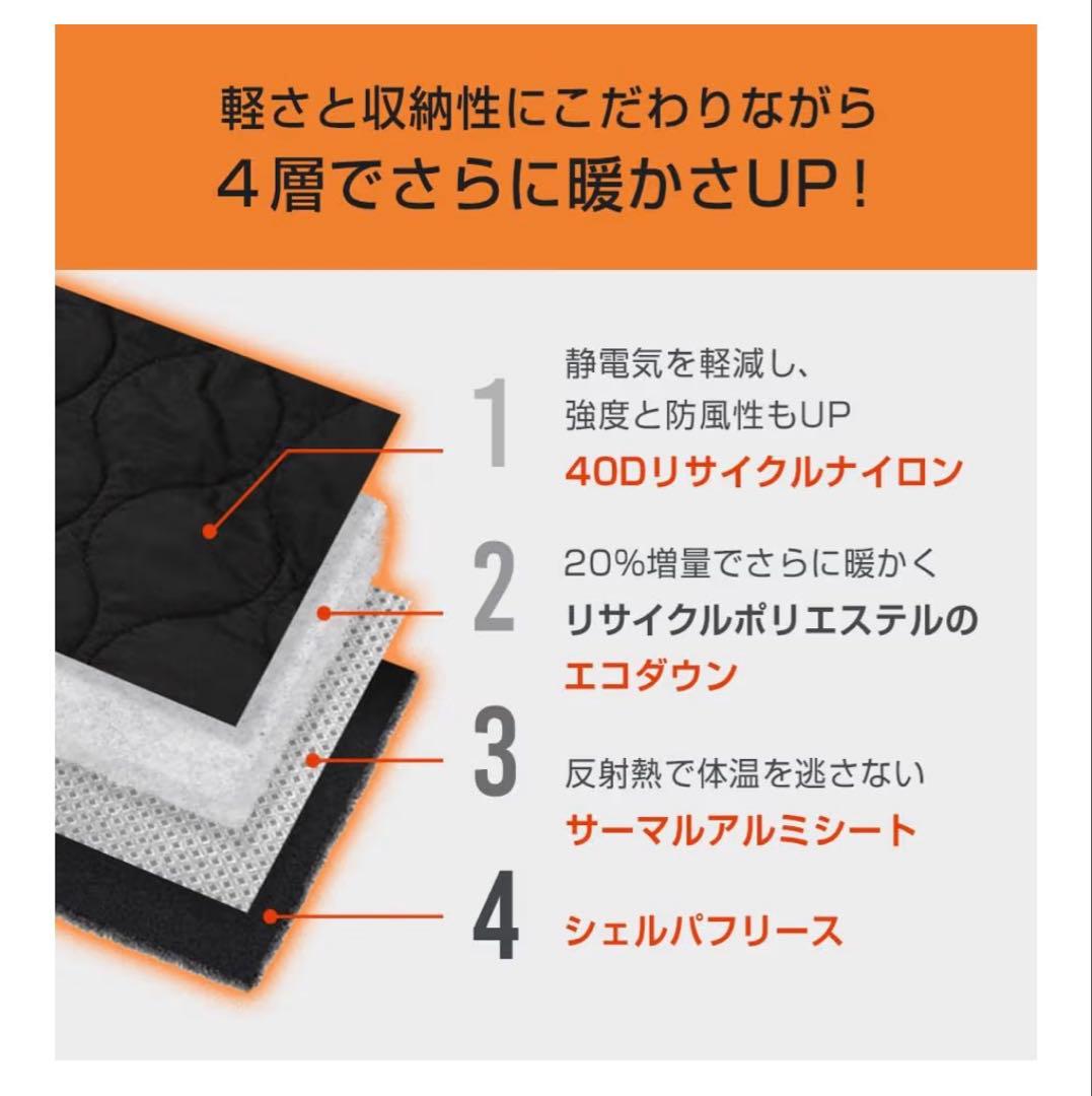 【美品】BROOKLYN OUTDOOR COMPANY ブランケット ブラック