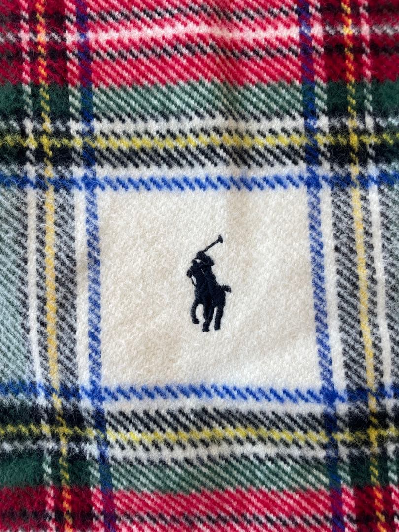 Ralph Lauren ラルフローレン コットン 大判 ブランケット 毛布