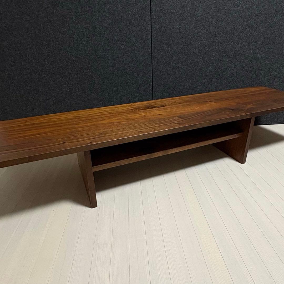 大川家具　コの字　Konoji テレビボード　無垢材　ウォールナット　テレビ台