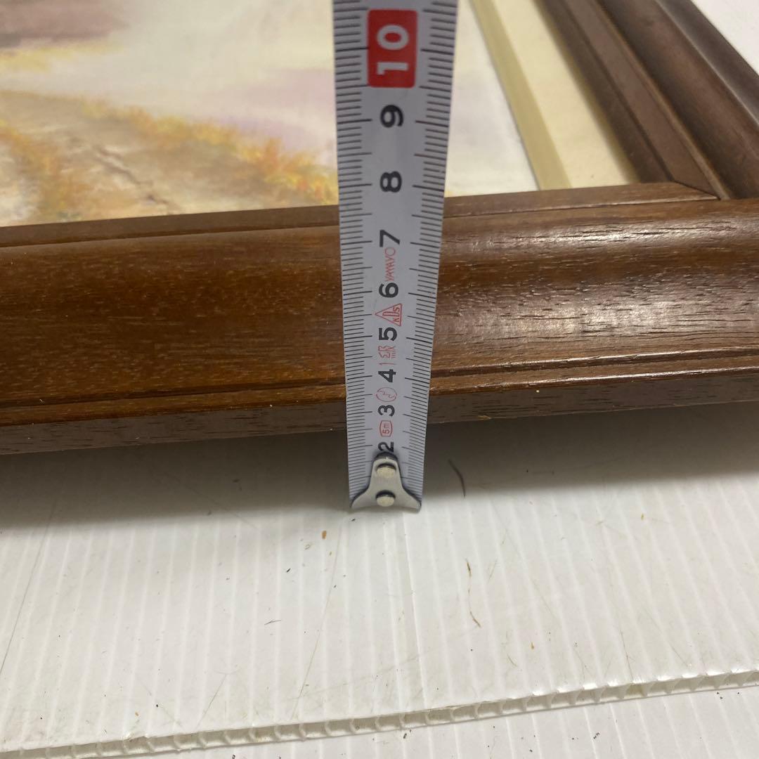 油彩画 風景画 油絵 絵画 額付き 額装 壁掛け インテリア
