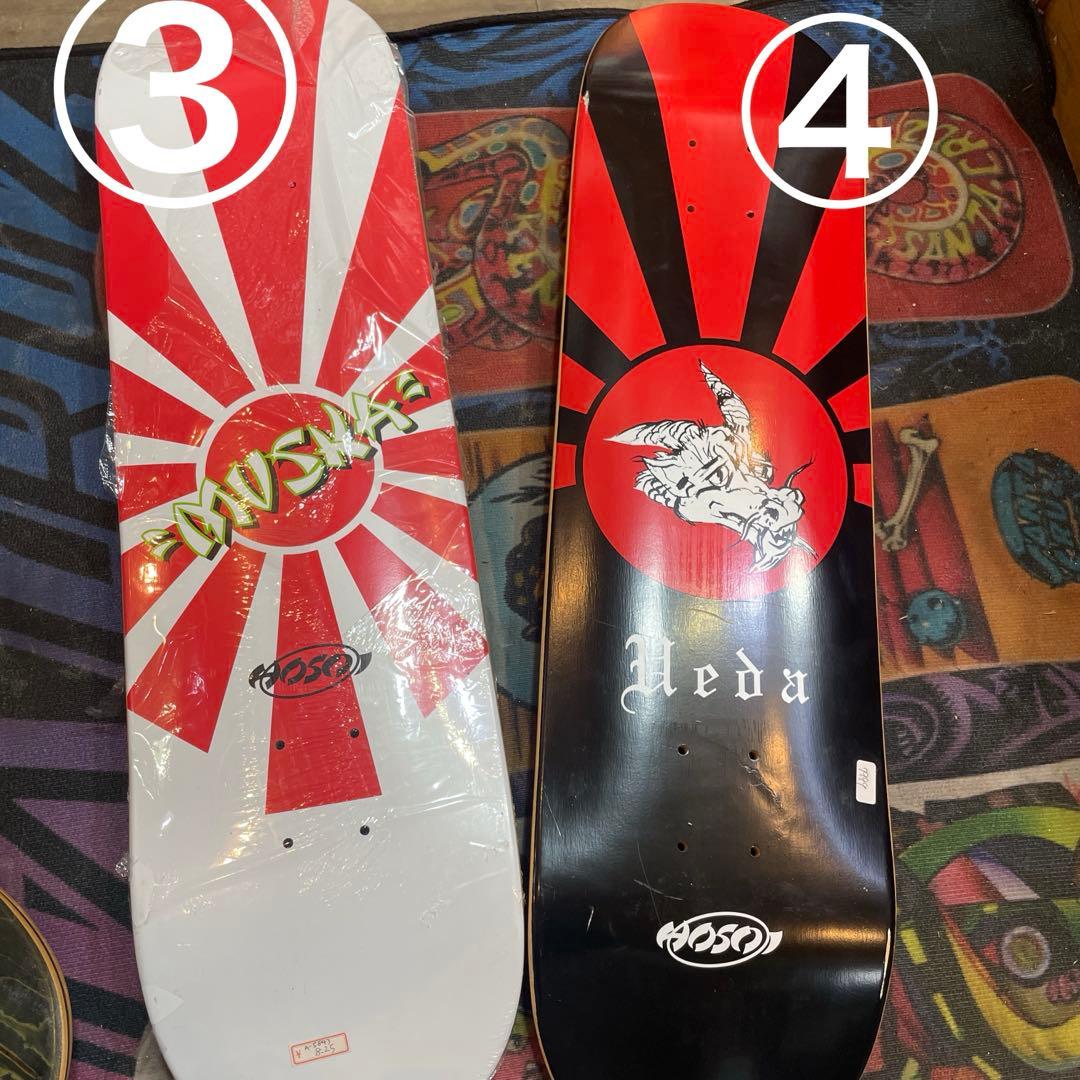 HOSOI スケートボードデッキ 8.1インチ　未使用　傷あり
