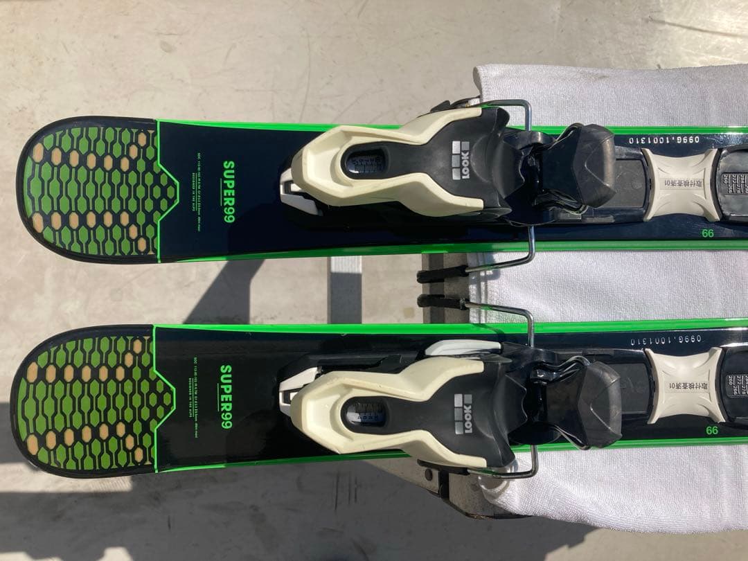 【美品】ショートスキー (ファン)ROSSIGNOL 開放ビィンディングセット