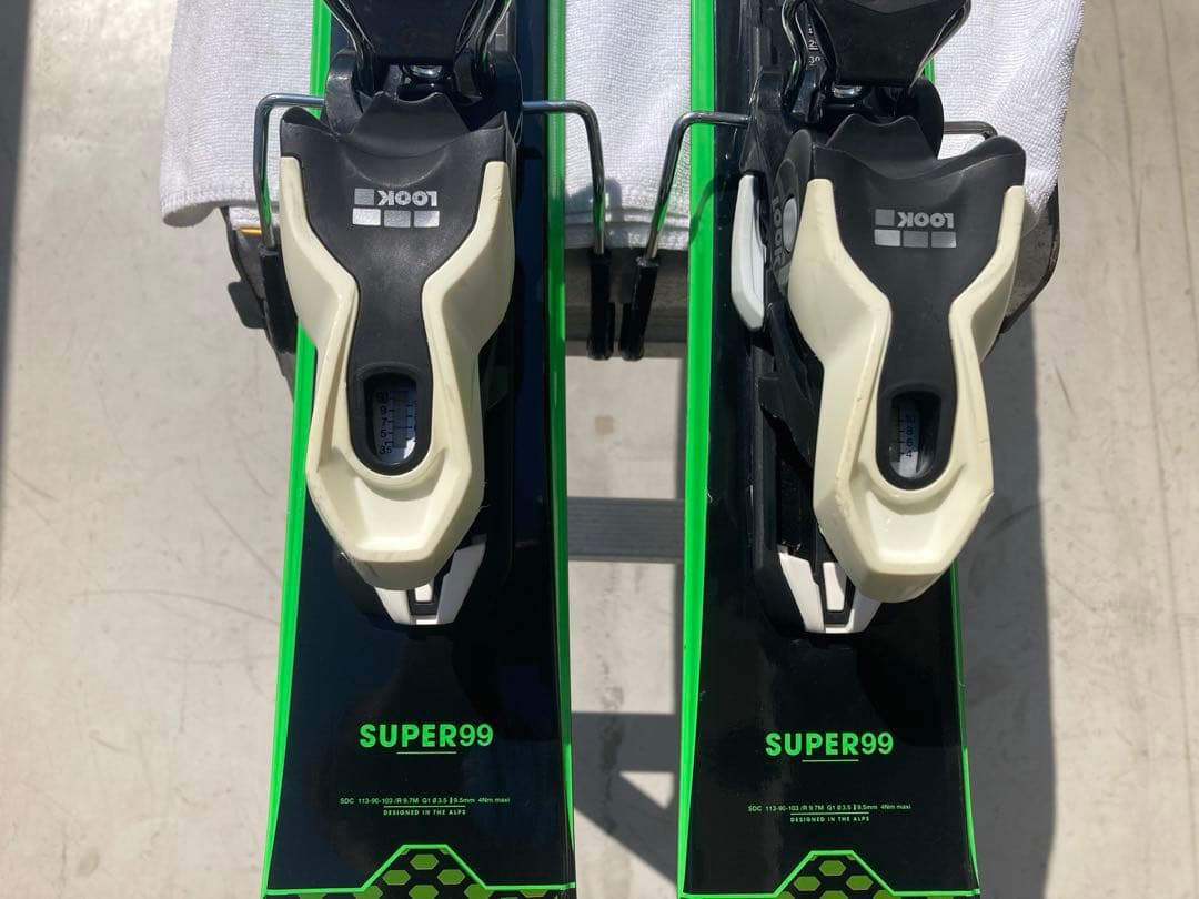 【美品】ショートスキー (ファン)ROSSIGNOL 開放ビィンディングセット