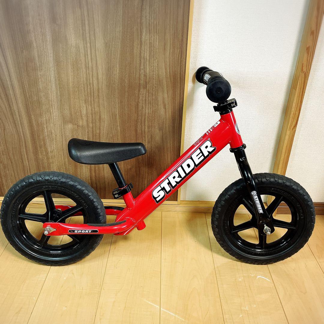 STRIDER スポーツ バランスバイク レッド 12インチ