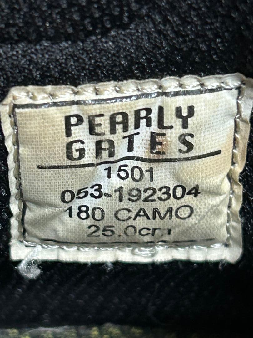 PEARLY GATES パーリーゲイツ　迷彩 ゴルフシューズ