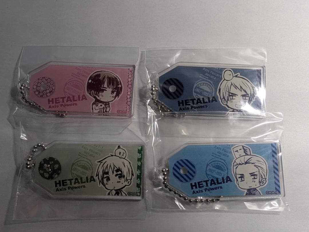 【未開封】ヘタリア Axis Powers アクリルキーホルダー 7点セット