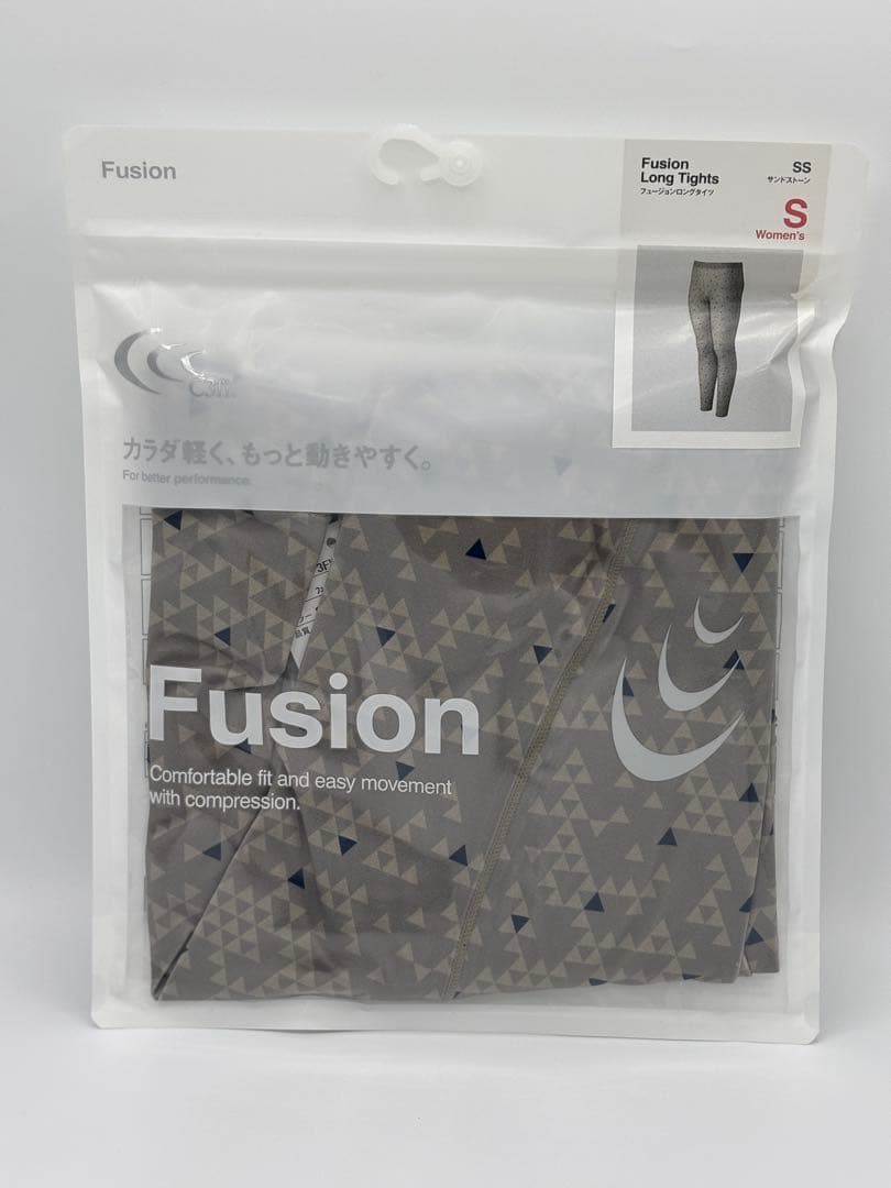 C3fit フュージョンロングタイツ　サイズS UVカット ゴールドウィン