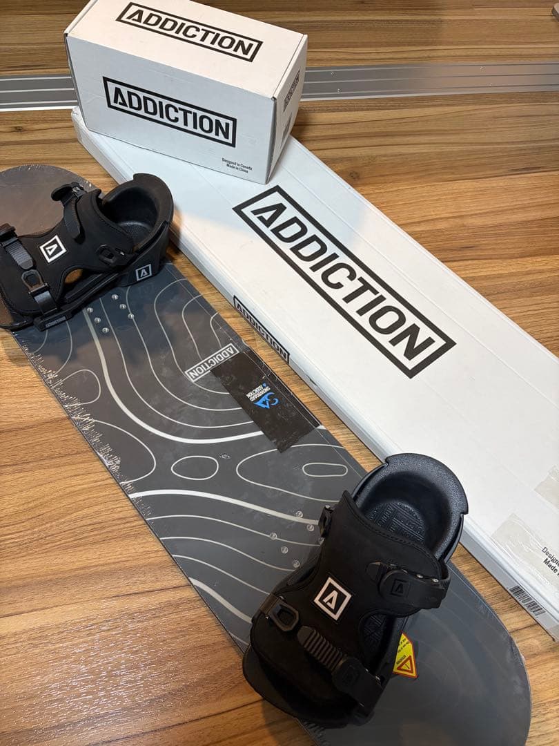 【超美品】board addictionスノーボードアディクションセット