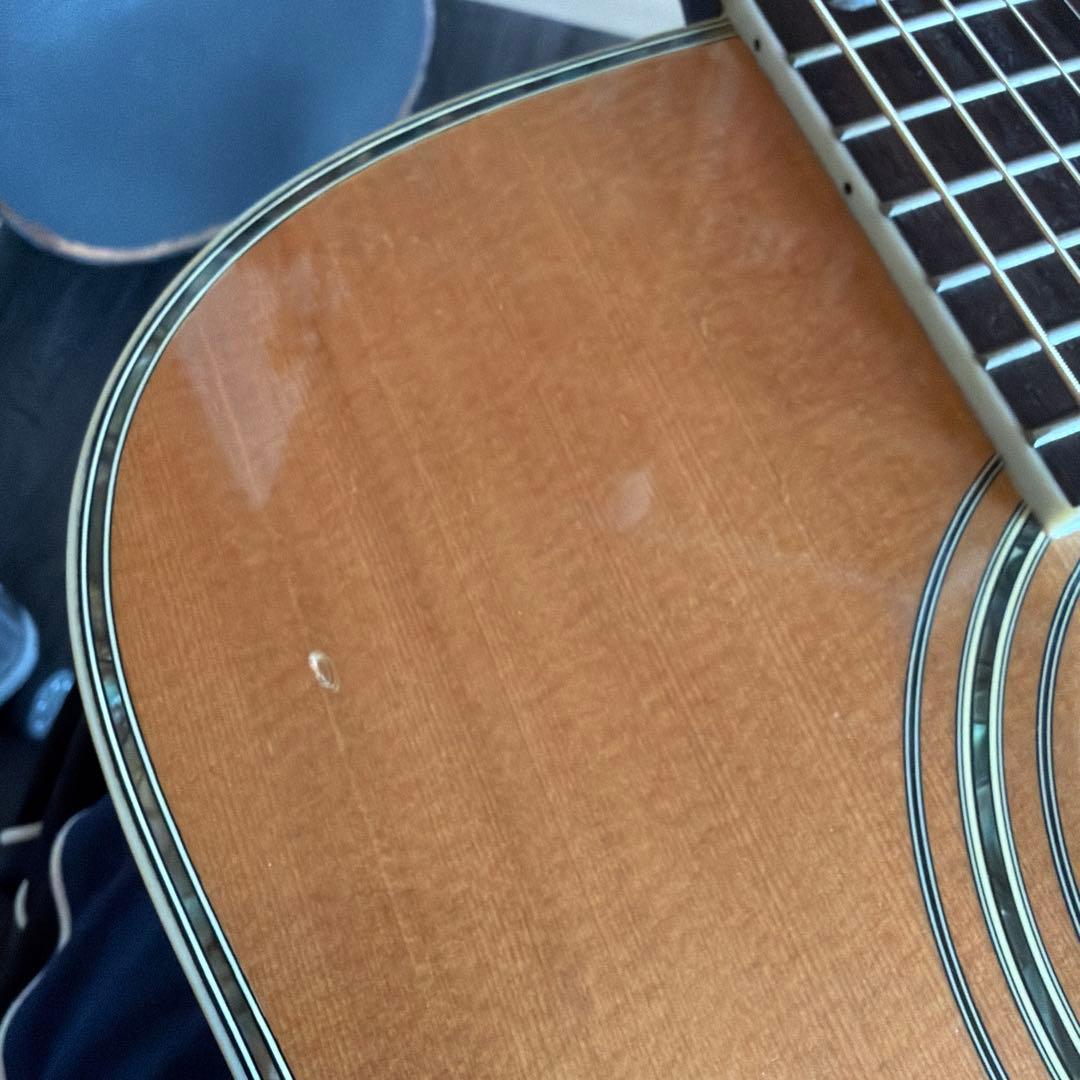 Morris W-50 アコースティックギター70年代 Taylor ケース付