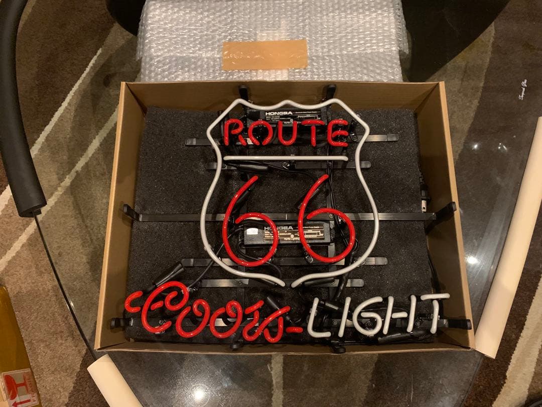 ルート66 カスタムネオサイン　未使用 ROUTE66