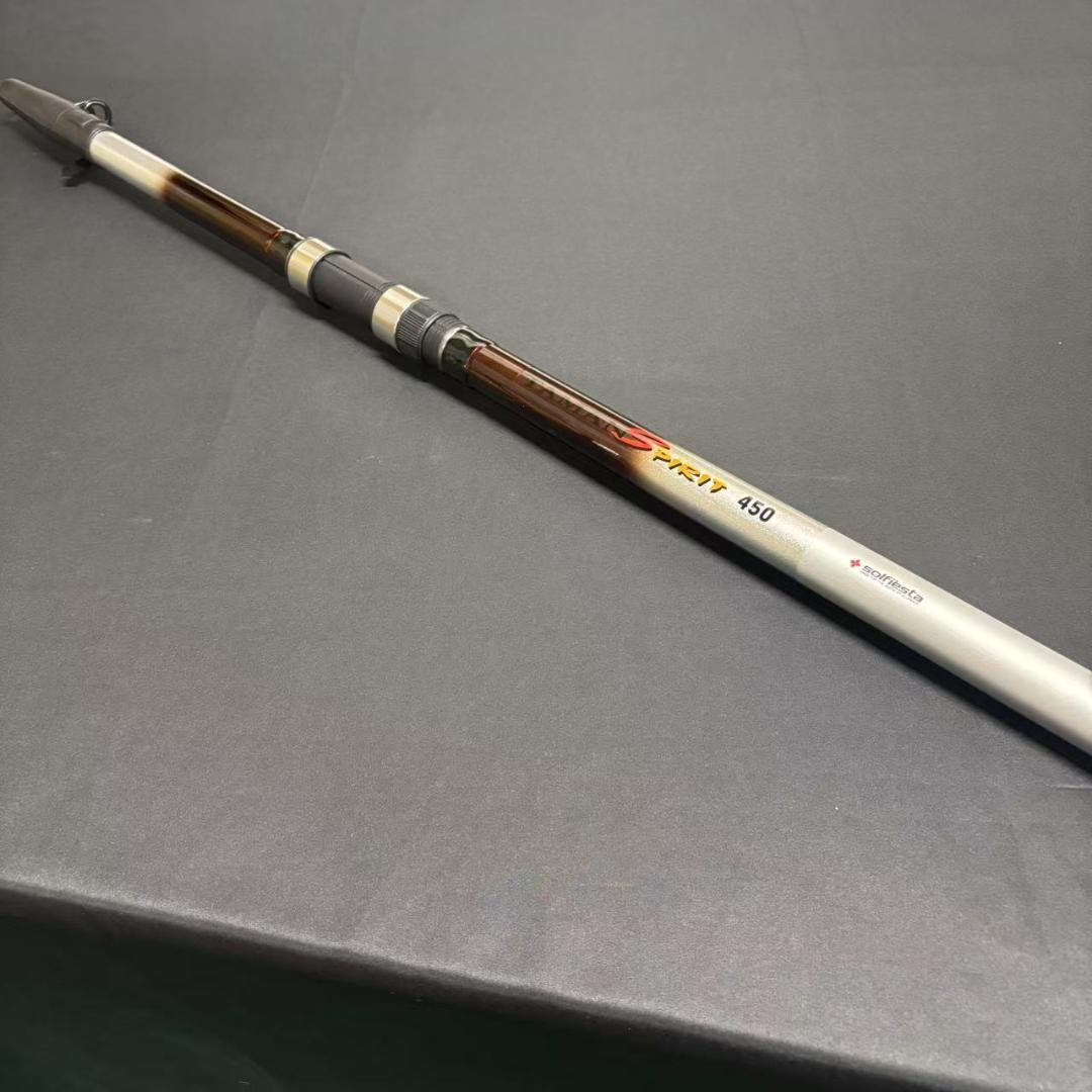 『新品』　タマンロッド　ぶっこみ竿　4m50